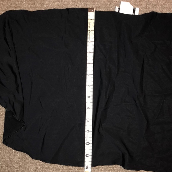 Black swim wrap with gold beads - Picture 5 of 8